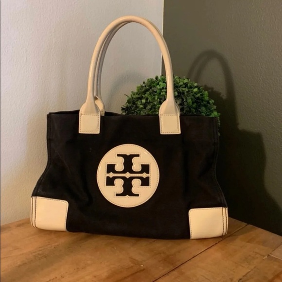 Tory Burch Other - Tory Burch Canvas Ella tote bag